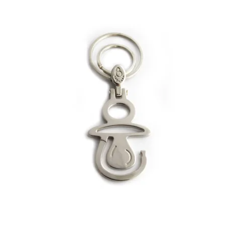 CUSTOMIZABLE PACIFIER SHAPED KEYHOLDER BASE