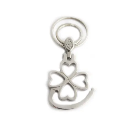CUSTOMIZABLE FOUR-LEAF CLOVER SHAPED KEYHOLDER
