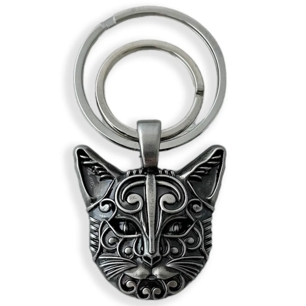 PORTACHIAVI-MANDALA-Gatto