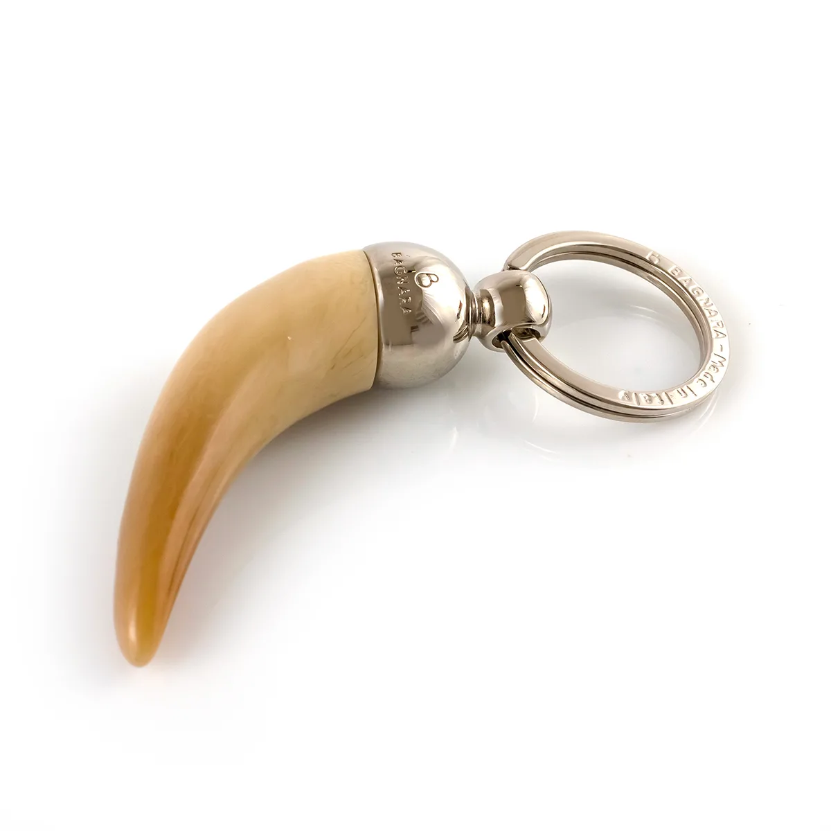 portachiavi-dente-cinghiale-beige