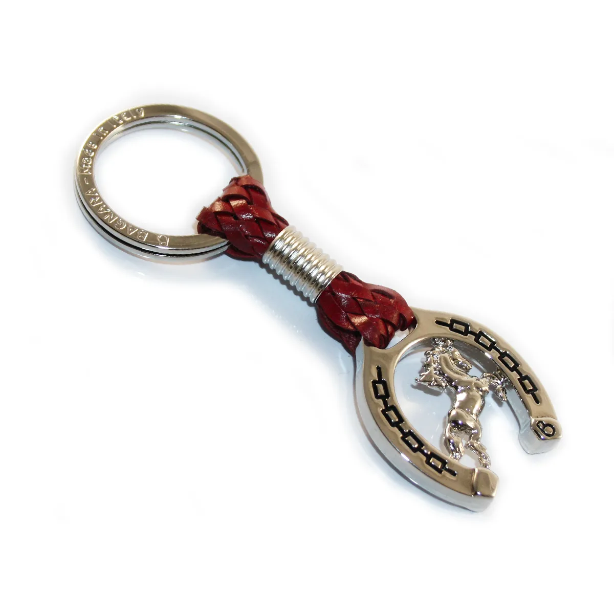 portachiavi-pelle-rosso-ferro-cavallo-cavallino